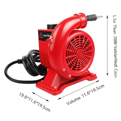 Minder dan 70 dB geluidsniveau Opblaasbare luchtblazer ventilator Compact ontwerp 19.8*11.6*19.5cm Volume 3.5M Stromkabellengte