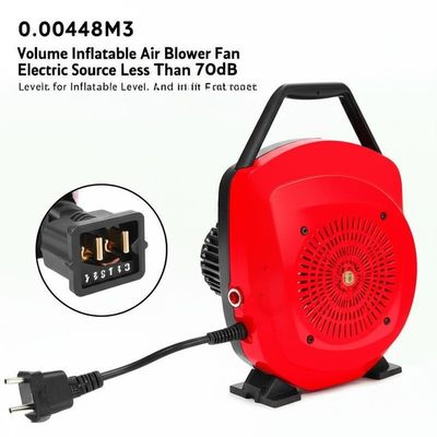 0.00448M3 Volume Inflatable Air Blower Fan Electric Power Source Less Than 70dB Noise Level Ideal for Inflatable Products